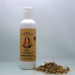 Tibetan Hotsprings Baby Massage Oil – gentle, nourishing oil for babies with chamomile and calendula, handcrafted in Nepal and supplied by Himalayan Handmades.