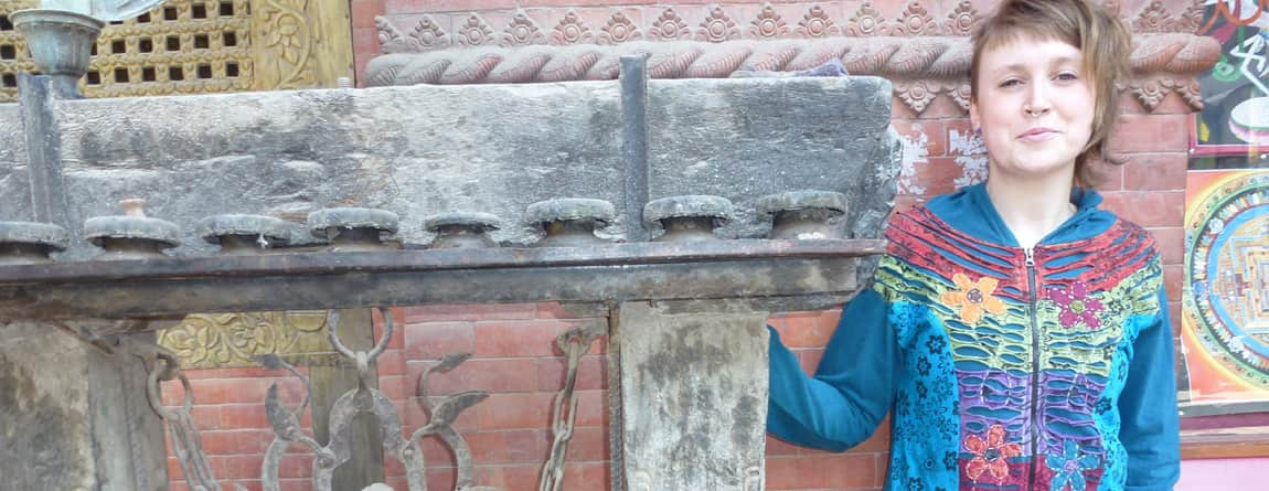 Wholesale hippie clothing. Funky hippie hoodie, Nepal.