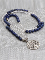 Lapis Lazuli & Crystal Stone Japa Mala