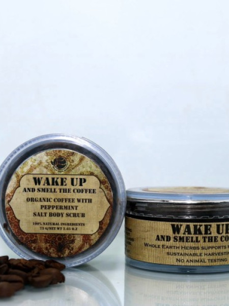 Organic Coffee Body Scrub with Peppermint