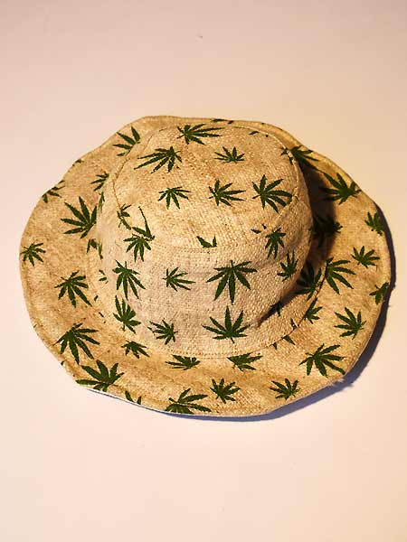 Leaf hemp hat