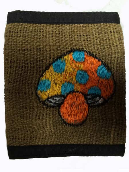 Hemp mushroom wallet