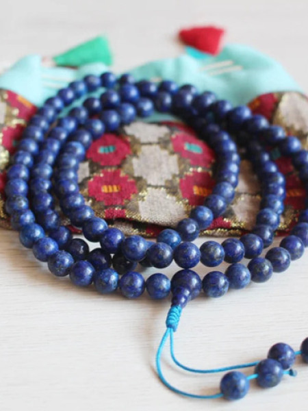Lapis Lazuli 8mm Prayer Beads