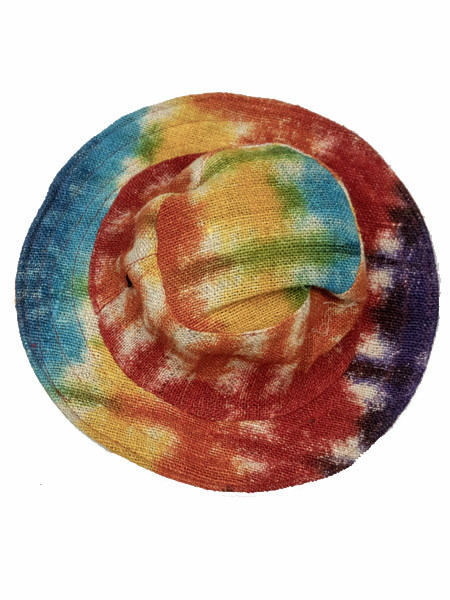 Tie Dye Hemp Sun Hat