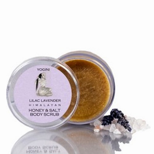 Yogini Lila-Lavendel Honing & Zout Body Scrub