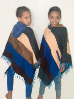 Kids hippie poncho