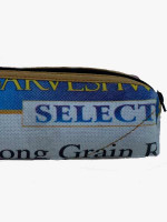 Recycled rice bag pencil cases