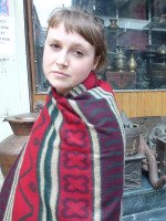 Tribal Geometric Nepalese Shawl