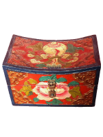 Hand painted Tibetan jewelry box