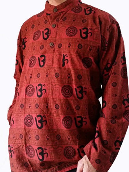 Aum print shirt