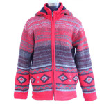 Hand knitted wool jacket
