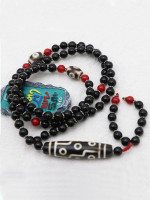 Lotus seed prayer beads necklace