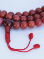 8 mm Red Jasper Mala Necklace & Wrist Mala Set – Handcrafted in Nepal and sold online by Himalayan Handmades International