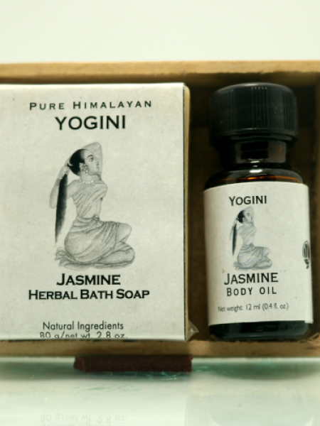 Yogini Jasmine Soap & Oil Gift Box