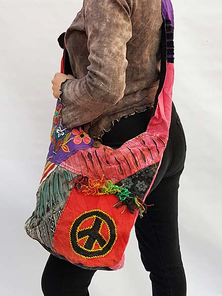 Razor cut cotton jogi bag