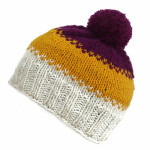 Funky, hippie wool knit beanie made in Kathmandu