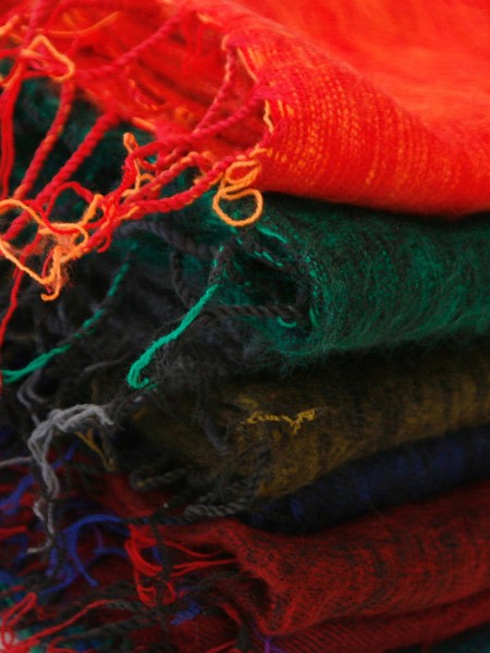 Plain Nepalese shawl
