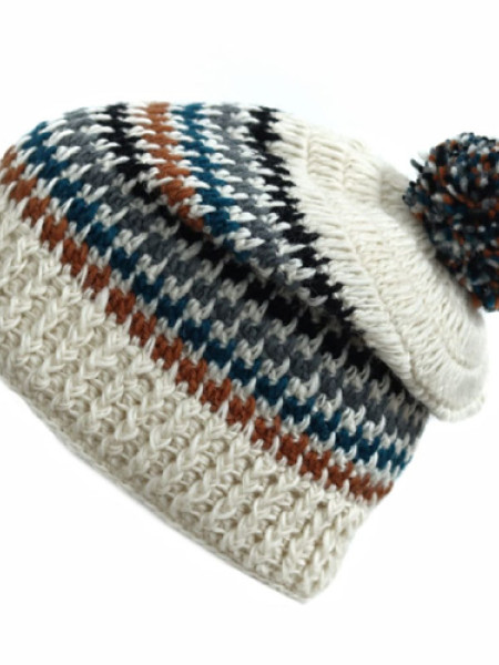 Wool Knit Hippie Beanie