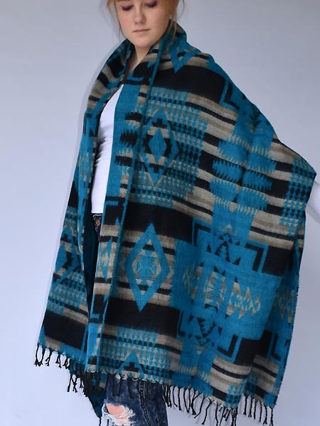Ethnic Himalayan shawl