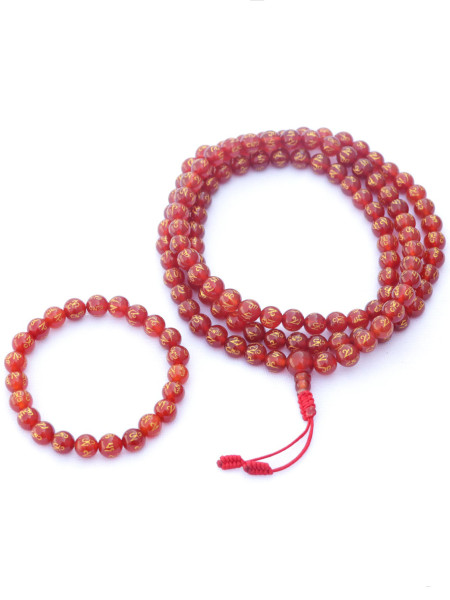 Mantra Carnelian Malas