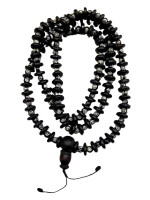 Wood and bone mala prayer beads from Nepal