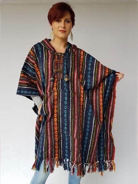 Bohemian poncho