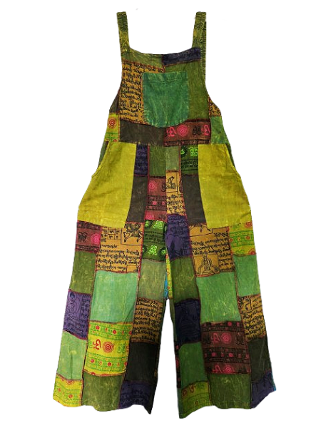 Printed Hippie Dungaree