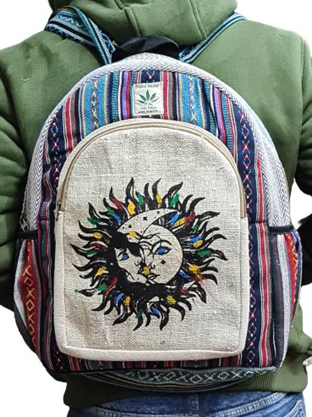 Sun & Moon Hemp & Cotton Backpack