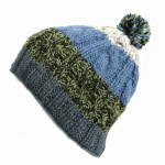 Funky, hippie wool knit beanie made in Kathmandu