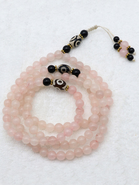 Rose Quartz Stone Mala