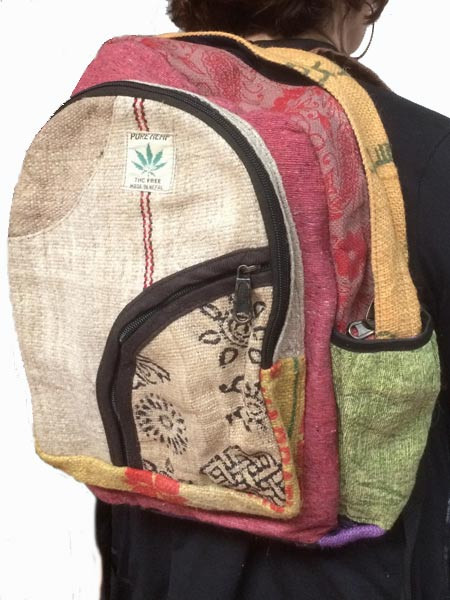 Hemp funky backpack