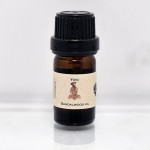Yogini sandalwood essential oil in a 5ml glass bottle